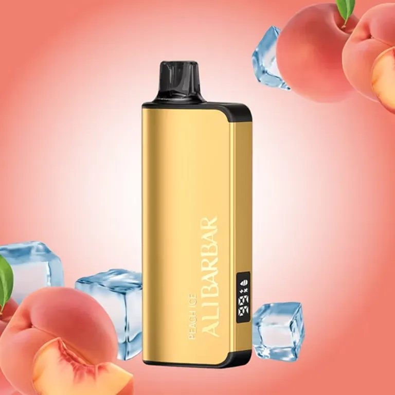 Alibarbar Ingot 9000 Puffs-Peach-Ice